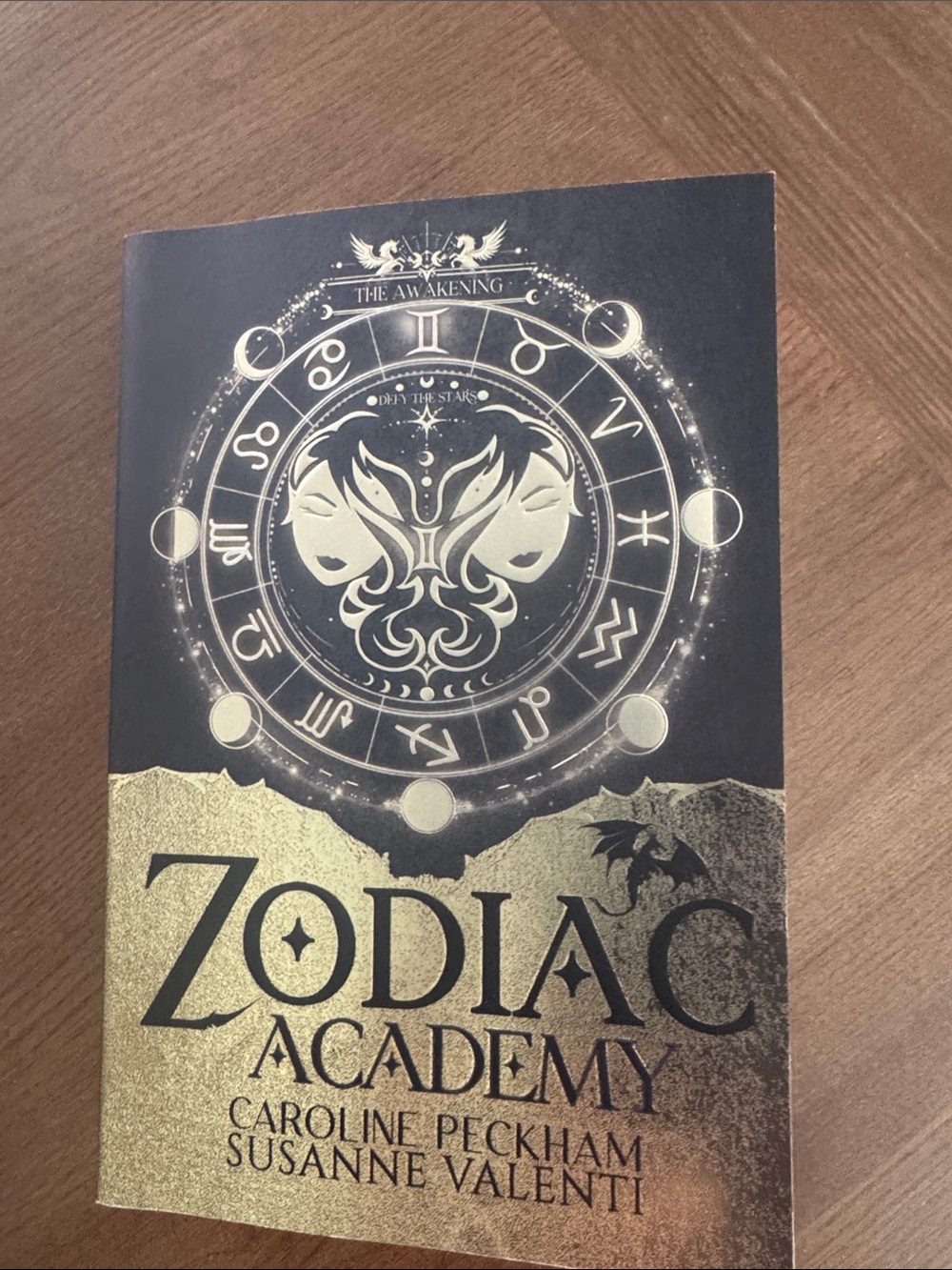 Zodiac Academy Paperback Book - Black and Gold